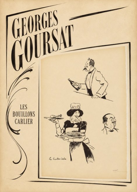 Georges Goursat Les Bouillons Carlier II No2 - Póster