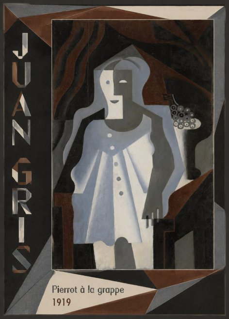 Juan Gris Pierrot À La Grappe No2 - Póster