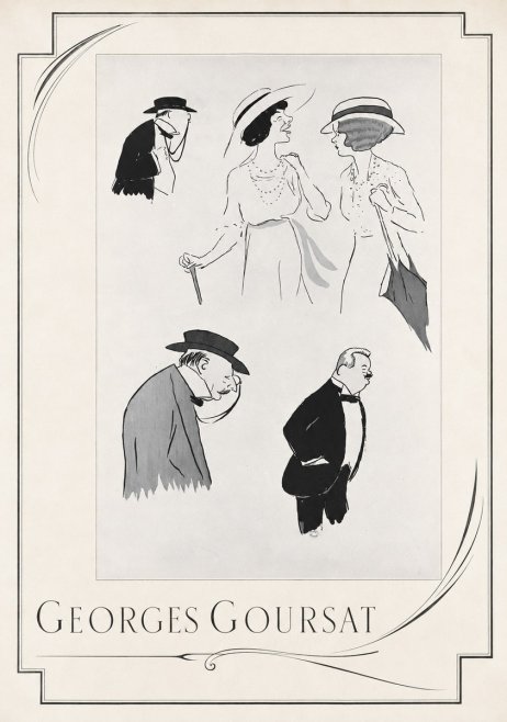 Georges Goursat Character Studies No2 - Póster