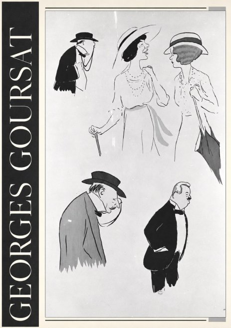 Georges Goursat Character Studies No3 - Póster