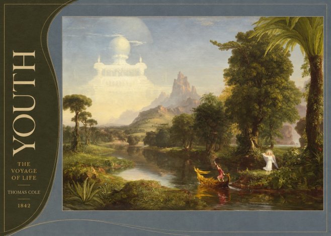 Thomas Cole The Voyage of Life: Youth V No3 - Póster