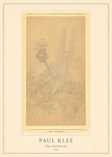 Paul Klee Das Gartentor II No5 - Póster