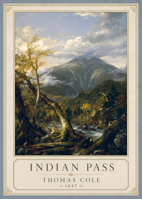 Thomas Cole Indian Pass II No1 - Póster