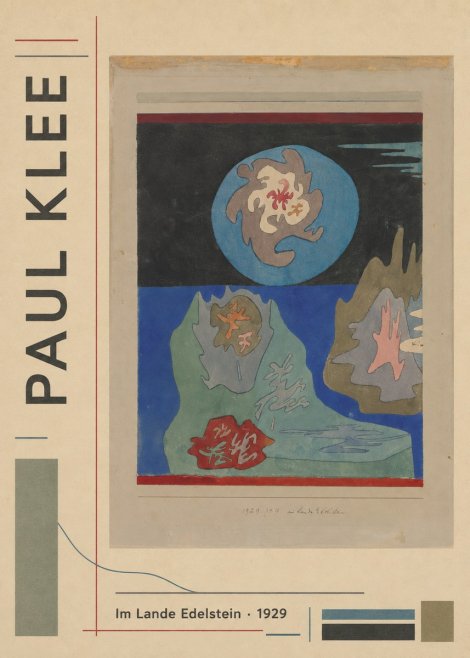 Paul Klee Im Lande Edelstein No2 - Póster