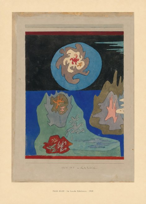 Paul Klee Im Lande Edelstein No6 - Póster