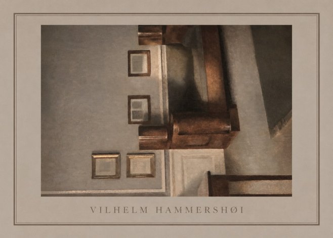 Vilhelm Hammershøi Interior II No3 - Póster