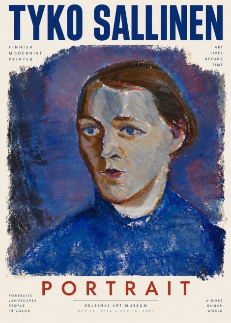 Tyko Sallinen Portrait II No6 - Póster
