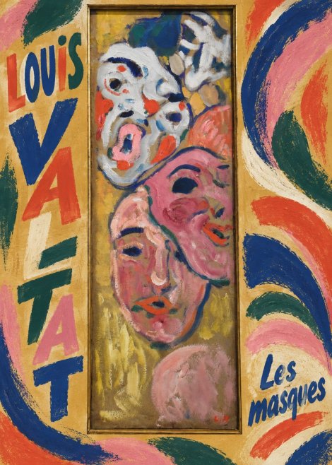 Louis Valtat Les Masques No2 - Póster