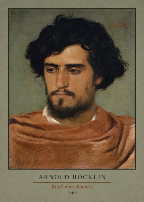 Arnold Böcklin Kopf Eines Römers No3 - Póster