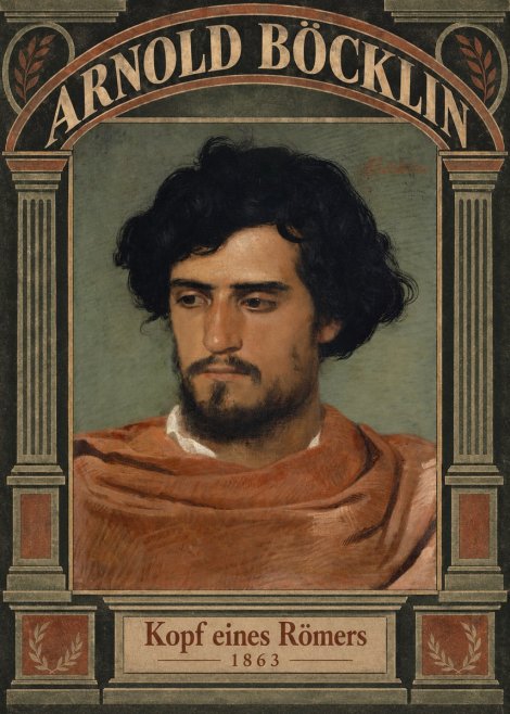 Arnold Böcklin Kopf Eines Römers No6 - Póster