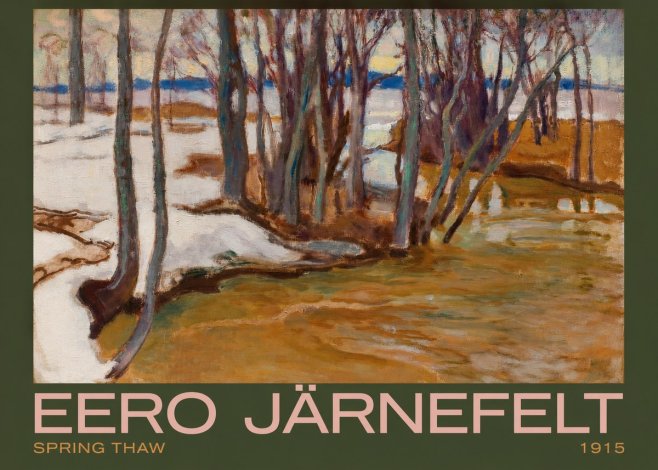 Eero Järnefelt Spring Thaw No2 - Póster