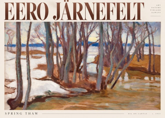 Eero Järnefelt Spring Thaw No5 - Póster