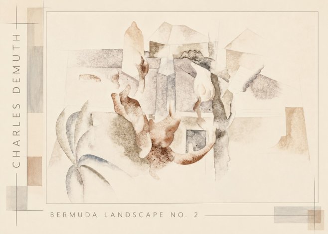 Charles Demuth Bermuda Landscape No. 2 No2 - Póster