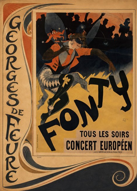 Georges de Feure Fonty III No2 - Póster