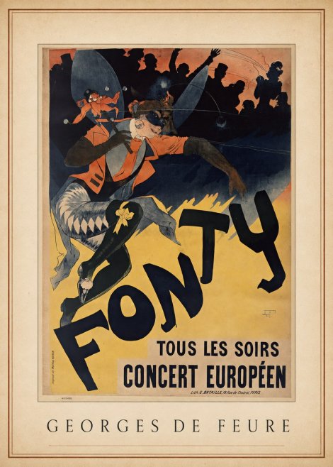 Georges de Feure Fonty III No3 - Póster