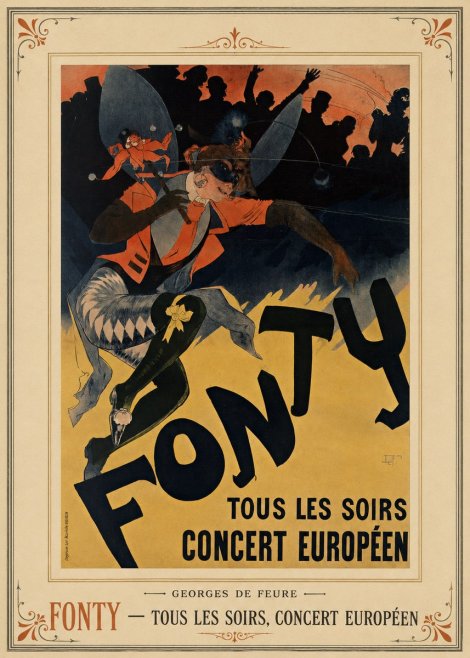 Georges de Feure Fonty III No4 - Póster