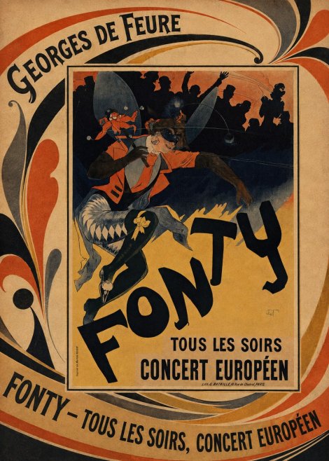 Georges de Feure Fonty III No5 - Póster