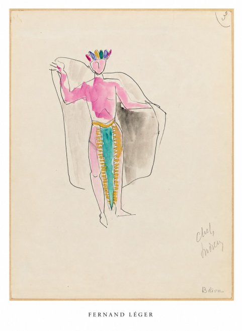 Fernand Léger Cheval, Indien No5 - Póster