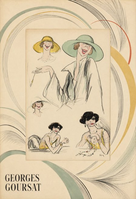 Georges Goursat Elegant Parisian Caricatures No4 - Póster
