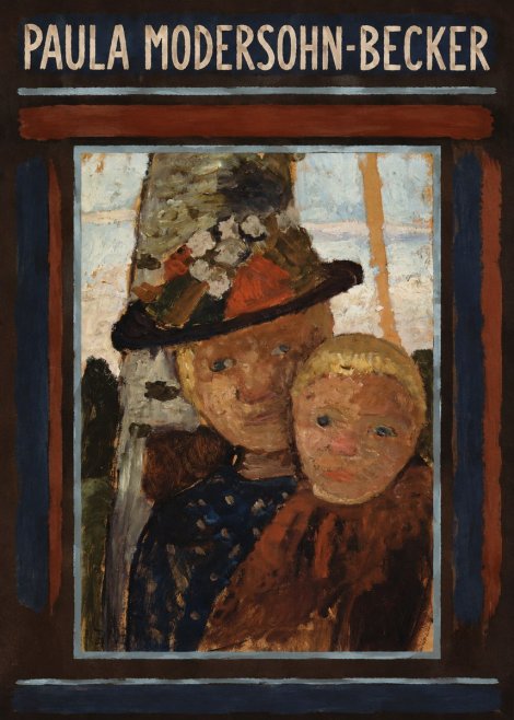Paula Modersohn-Becker Mother and Child with Hat No5 - Póster