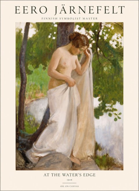 Eero Järnefelt At the Water's Edge No1 - Póster