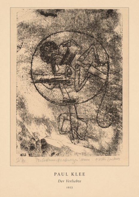 Paul Klee Der Verliebte III No4 - Póster