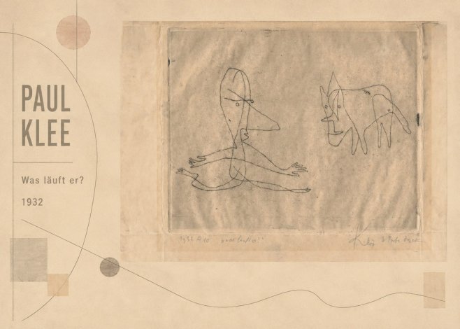 Paul Klee Was Läuft Er? No2 - Póster