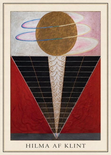 Hilma af Klint The Ten Largest, No. 1, Childhood II No1 - Póster