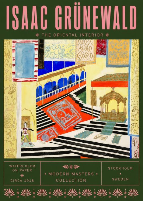 Isaac Grünewald The Oriental Interior No6 - Póster