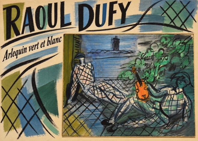 Raoul Dufy Arlequin Vert Et Blanc No6 - Póster