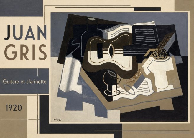 Juan Gris Guitare Et Clarinette No1 - Póster