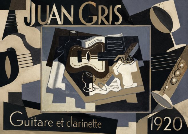 Juan Gris Guitare Et Clarinette No6 - Póster