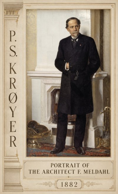 P.S. Krøyer Portrait of the Architect F. Meldalh No2 - Póster