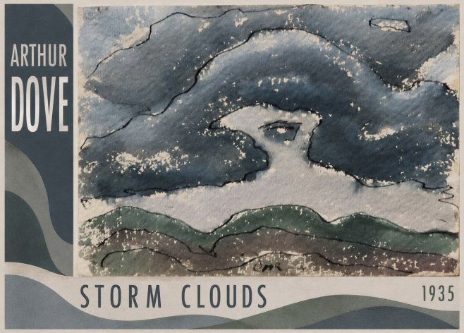 Arthur Dove Storm Clouds No2 - Póster