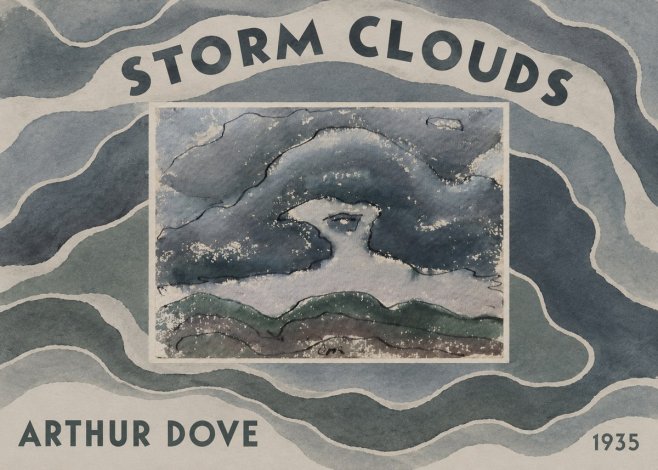 Arthur Dove Storm Clouds No5 - Póster