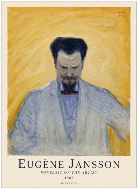 Eugène Jansson Portrait of the Artist II No1 - Póster