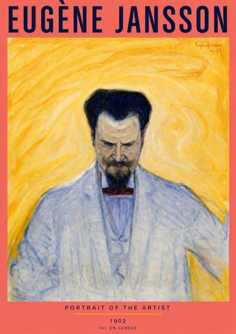 Eugène Jansson Portrait of the Artist II No3 - Póster