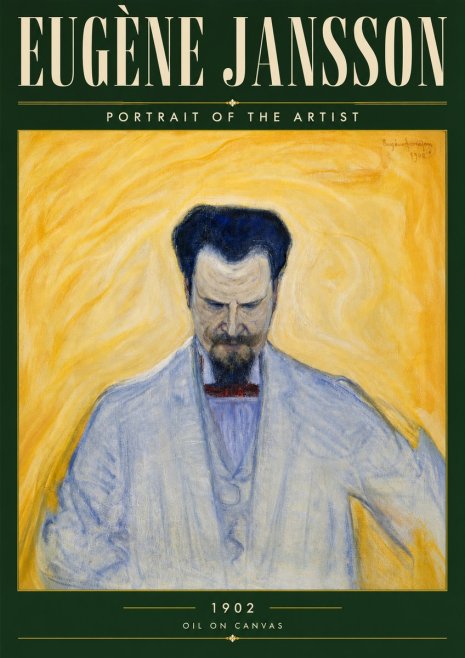 Eugène Jansson Portrait of the Artist II No5 - Póster