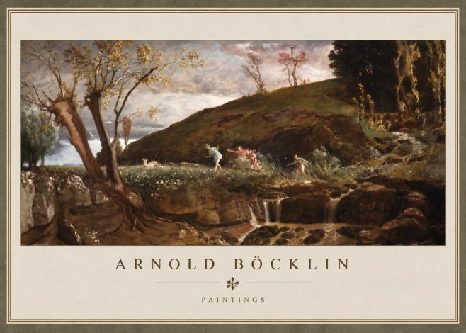 Arnold Böcklin Nymphs and Satyr No3 - Póster