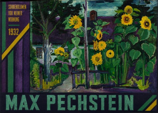 Max Pechstein Sonnenblumen Vor Meiner Wohnung No5 - Póster