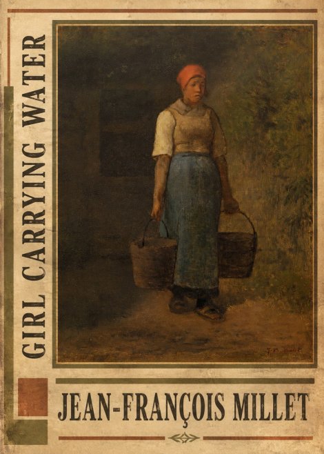 Jean-François Millet Girl Carrying Water No2 - Póster