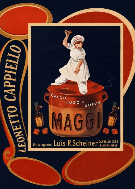 Leonetto Cappiello Maggi No4 - Póster