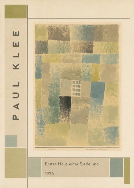 Paul Klee Erstes Haus Einer Siedelung No2 - Póster