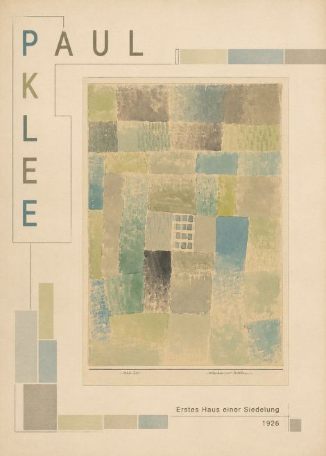 Paul Klee Erstes Haus Einer Siedelung No3 - Póster