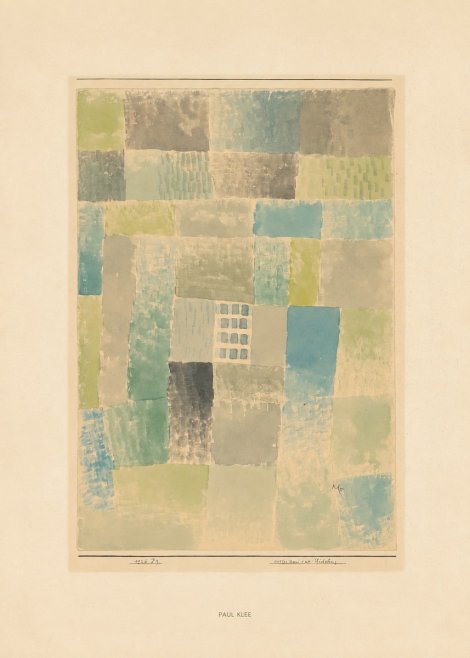 Paul Klee Erstes Haus Einer Siedelung No6 - Póster