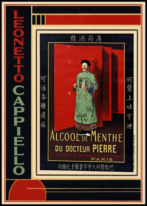 Leonetto Cappiello Alcool De Menthe Du Docteur Pierre No2 - Póster