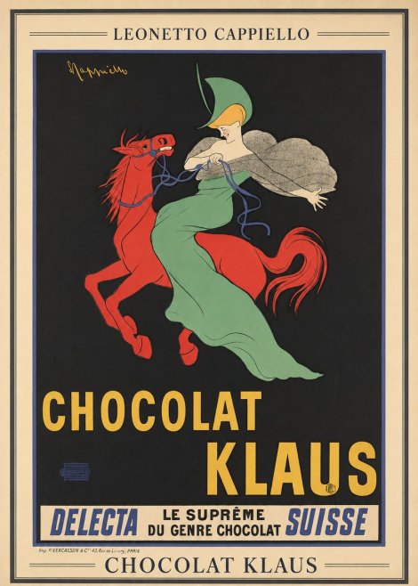 Leonetto Cappiello Chocolat Klaus III No3 - Póster