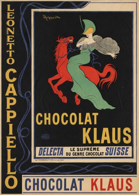 Leonetto Cappiello Chocolat Klaus III No4 - Póster