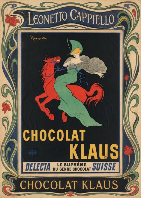 Leonetto Cappiello Chocolat Klaus III No5 - Póster