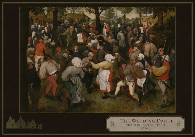 Pieter Bruegel The Wedding Dance II No3 - Póster